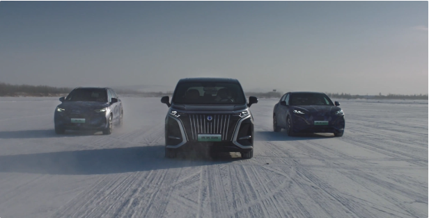 比亚迪旗下腾势家族冬季测试视频公布，两款全新 SUV 首次曝光