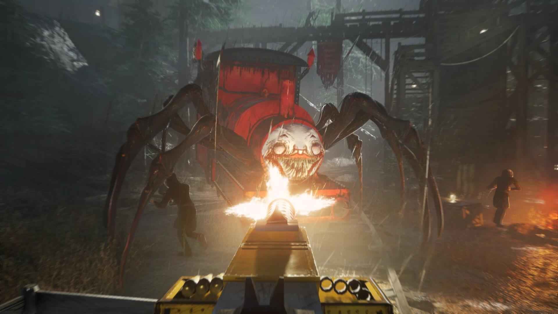 可怕的蜘蛛火车生存游戏